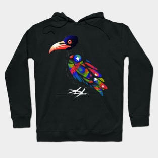 Patriotic Umbrellabird Hoodie